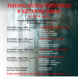 Festiwal Muzyki Wiedeńskiej w Szczawnie- Zdroju