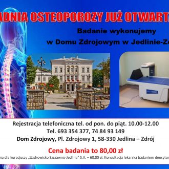 Poradnia Osteoporozy już otwarta!